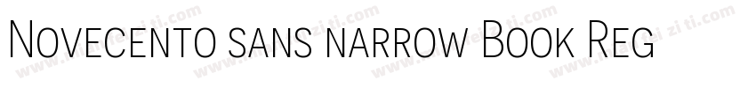 Novecento sans narrow Book Regular字体转换